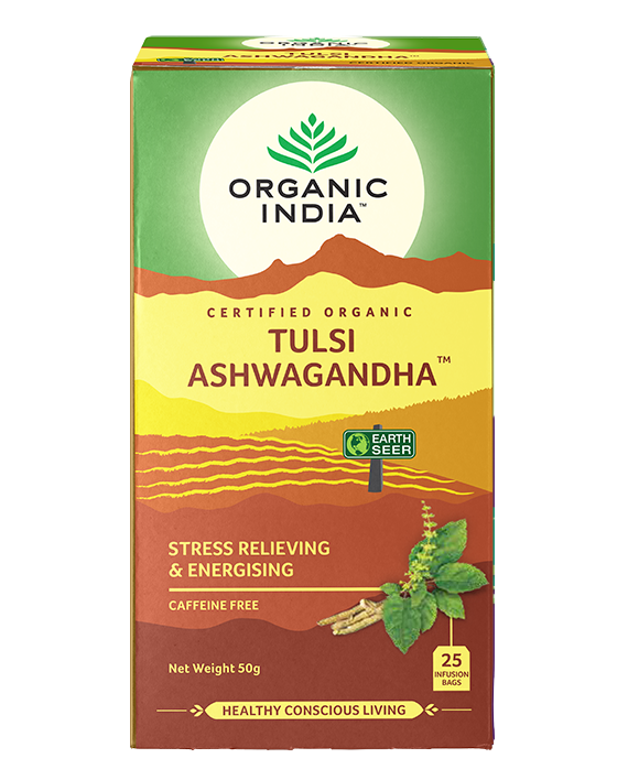 Tulsi Ashwagandha Organic Tea 25 Bags Organic India