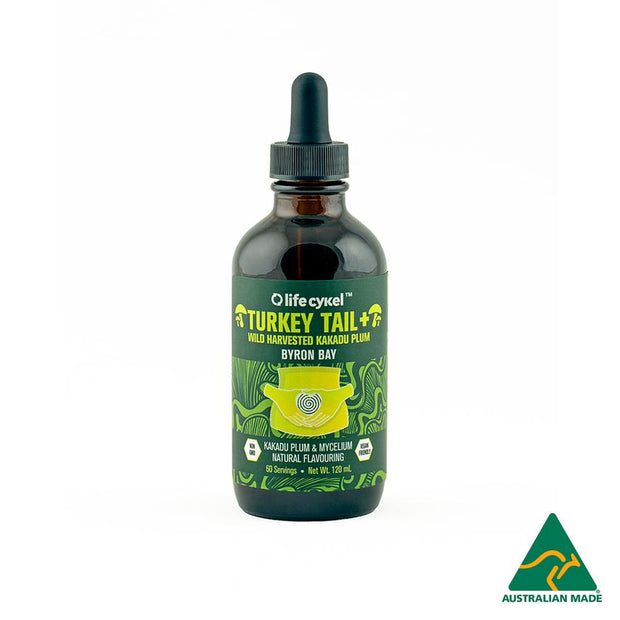 Turkey Tail Mushroom Double Extract 120ml Life Cykel