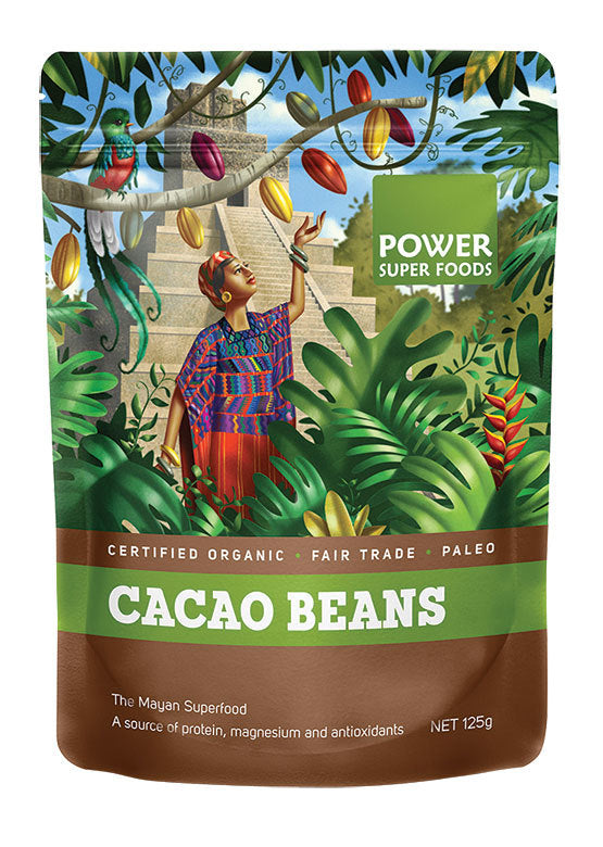 Cacao Beans 125g Power Super Foods