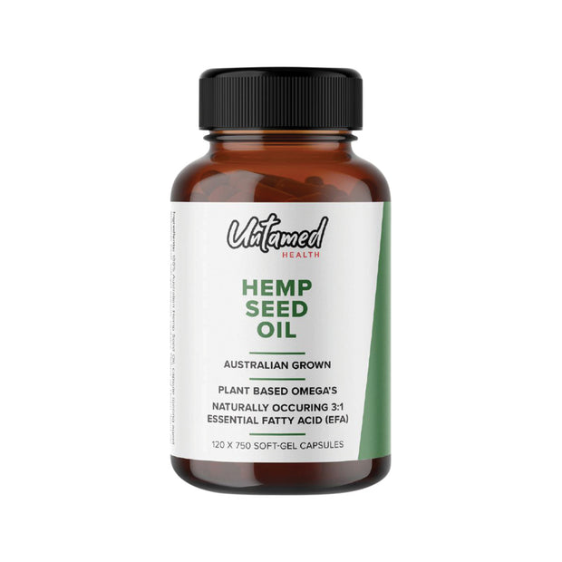 Hemp Seed Oil Capsules 120C Untamed Health