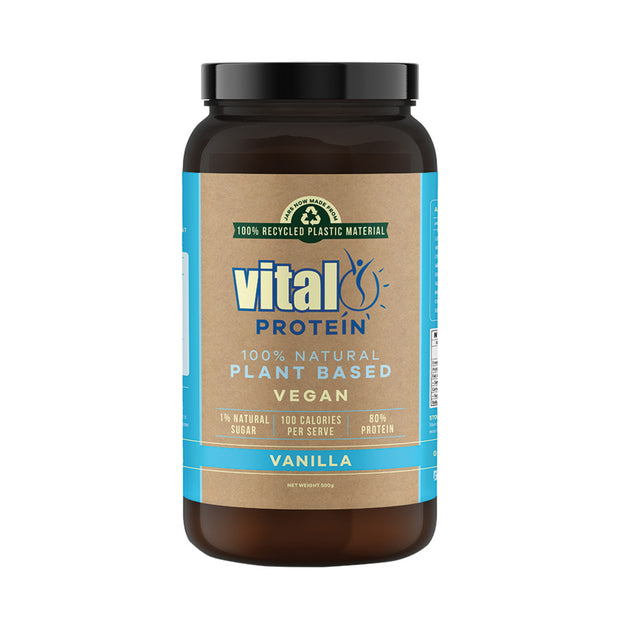 Vital Pea Vanilla Protein Isolate 500g M&P - Broome Natural Wellness