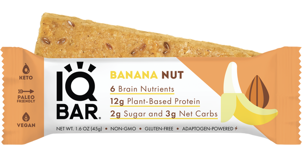 Banana Nut 45g IQ Bar