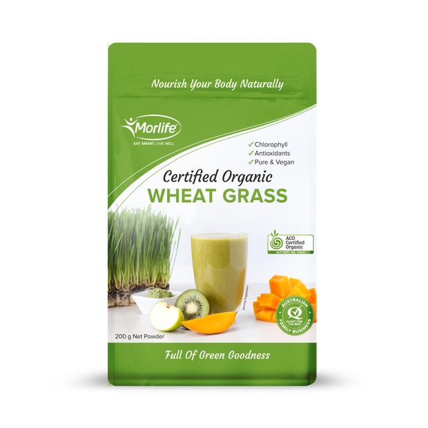 Wheat Grass Organic 200g Morlife