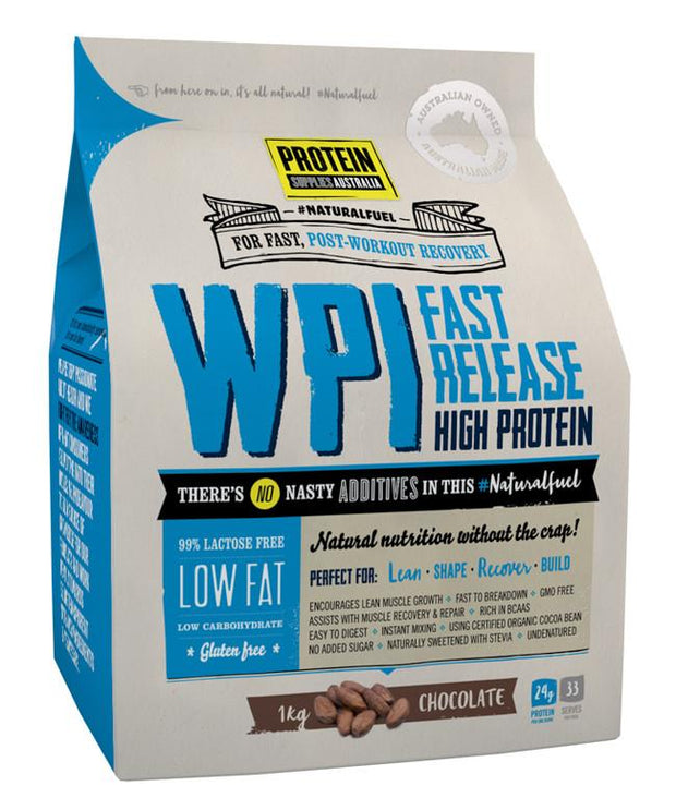 Whey Protein Isolate Chocolate 1kg PSA - Broome Natural Wellness