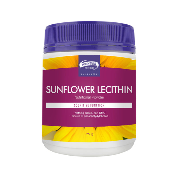 Sunflower Lecithin Powder 250g Wonder Foods