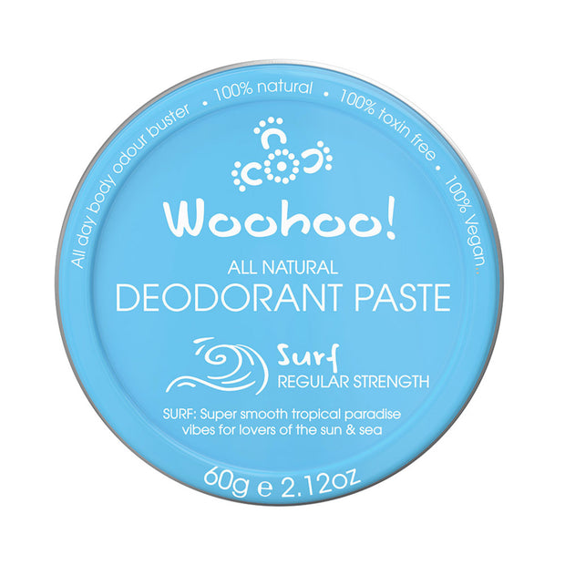 Natural Deodorant Paste Surf 60g tin Woohoo - Broome Natural Wellness