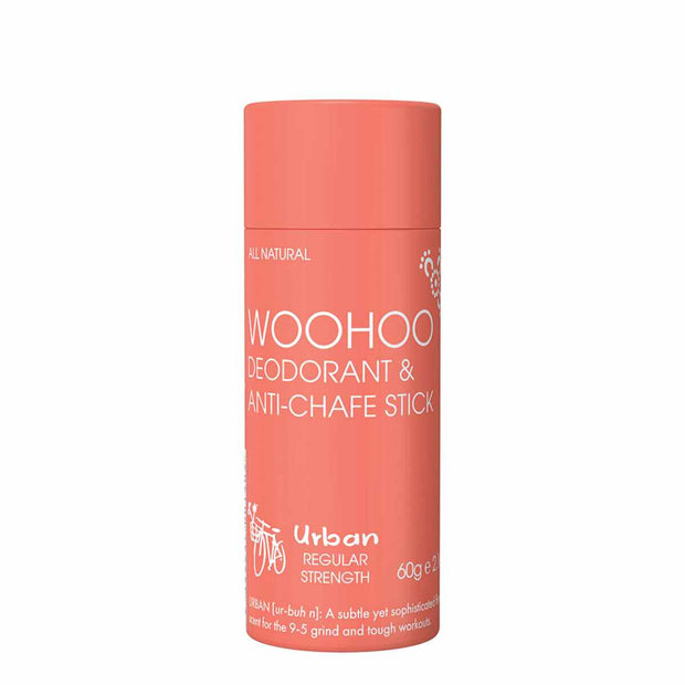 Natural Deodorant Anti Chafe Stick Urban 60g  Woohoo - Broome Natural Wellness