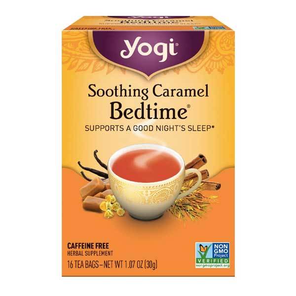 Soothing Caramel Bedtime Tea 16 Tea Bags Yogi Herbal Tea - Broome Natural Wellness