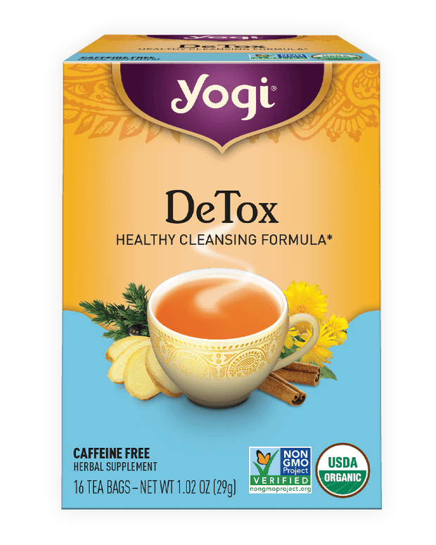 DeTox Pure Tea 16 Bags Yogi Herbal Tea