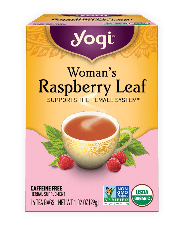Womens Raspberry Leaf 16 Tea Bags Yogi Herbal Tea