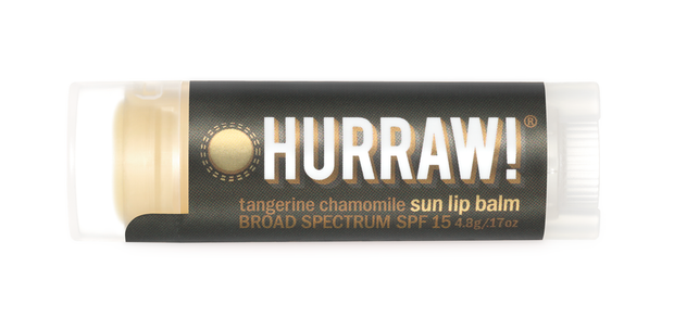 HURRAW Lip Balm Organic SPF15 Sun Balm Tangerine& Chamomile 4.3g - Broome Natural Wellness