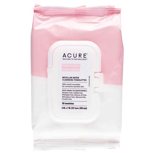 ACURE Seriously Soothing Micellar Water Towelettes 30