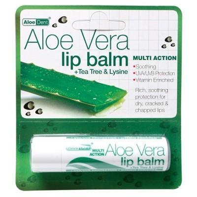 ALOE DENT Lip Balm Aloe & Lysine 4g - Broome Natural Wellness