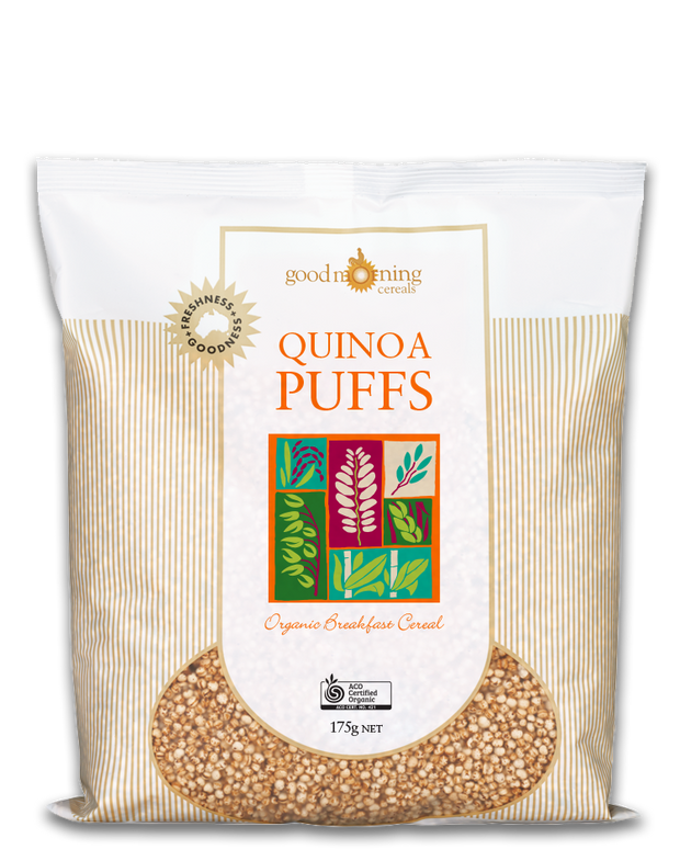 Quinoa Puffs 175g Good Morning Cereal - Broome Natural Wellness