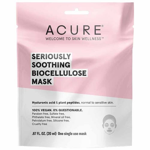 ACURE Seriously Soothing Biocellulose Mask 20ml