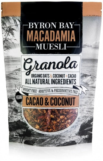 Byron Bay Muesli Cacao & Coconut Granola 400g - Broome Natural Wellness
