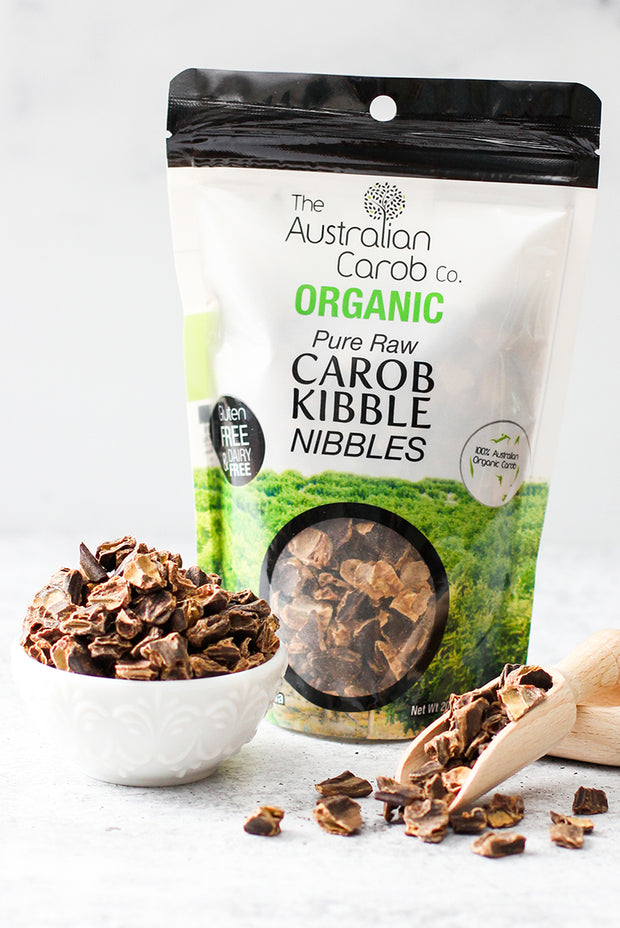 Carob Kibble Pure Raw Organic 200g Australian Carob Co