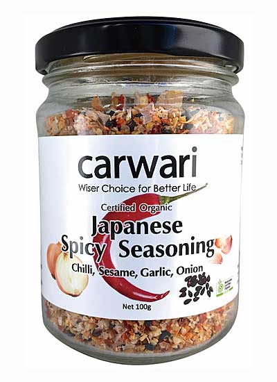 Japanese Spicy Seasoning Organic 100g Carwari