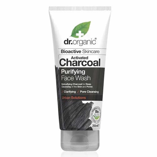 Activated Charcoal Face Wash 200ml Dr Organic - Broome Natural Wellness