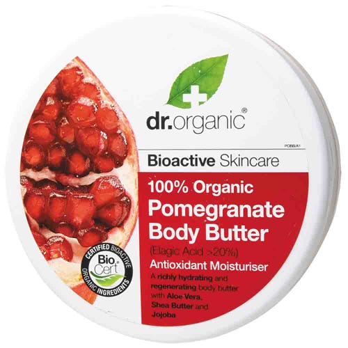 Pomegranate Body Butter 200ml Dr Organic - Broome Natural Wellness