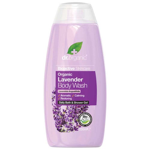 Lavender Body Wash 250ml Dr Organic - Broome Natural Wellness