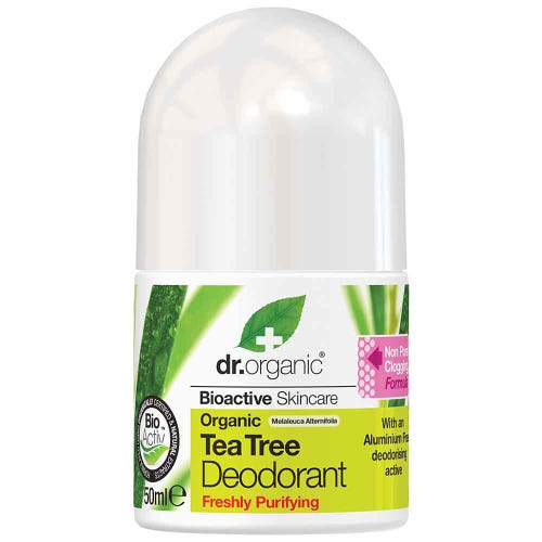 Tea Tree Deodorant 50ml Dr Organic - Broome Natural Wellness
