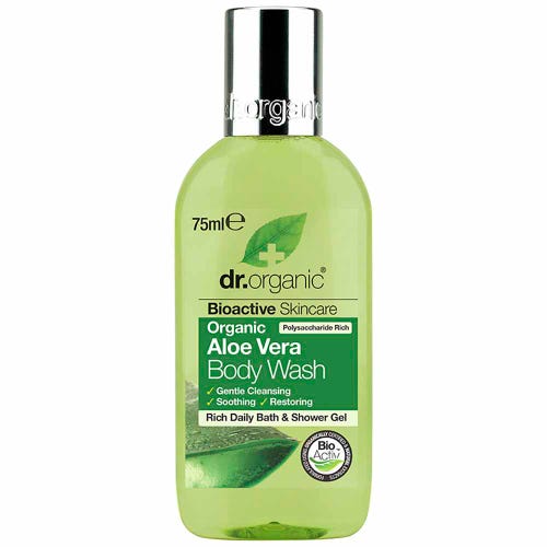 Aloe Vera Body Wash (Mini) 75ml Dr Organic - Broome Natural Wellness