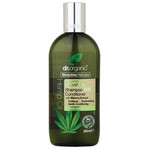 Shampoo Conditioner 2in1 Organic Hemp Oil 265ml Dr Organic - Broome Natural Wellness