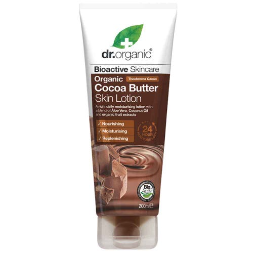 Cocoa Butter Skin Lotion 200ml Dr Organic - Broome Natural Wellness
