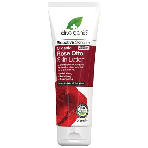 Rose Otto Skin Lotion 200ml Dr Organic - Broome Natural Wellness