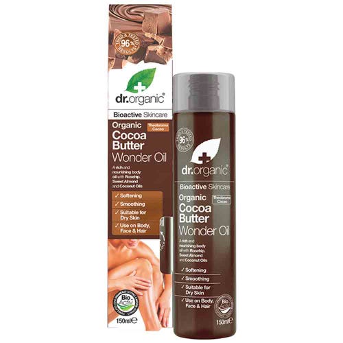 Cocoa Butter Wonder Oil Organic 150ml Dr Organic - Broome Natural Wellness