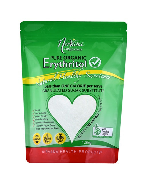 Natural Erythritol Organic 1.5kg Nirvana - Broome Natural Wellness