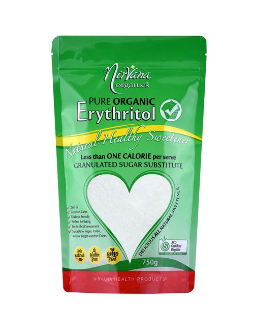 Organic Natural Erythritol 750g Nirvana - Broome Natural Wellness