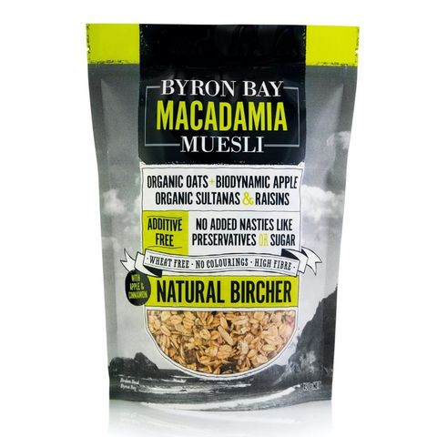 Natural Bircher Muesli 450g Byron Bay Muesli - Broome Natural Wellness