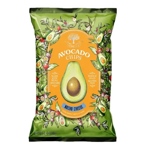 Avocado Chips Nacho Cheese 40g Temole