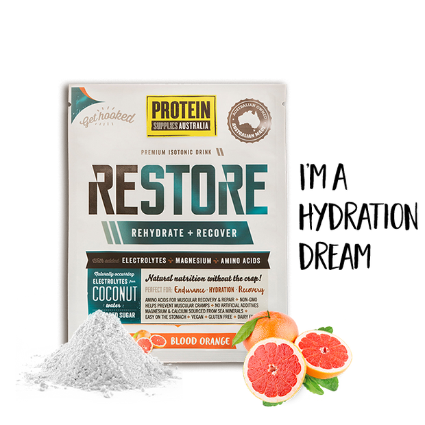 PSA Restore Hydration Blood Orange 10g - Broome Natural Wellness