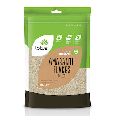 Amaranth Flakes Organic 375g Lotus