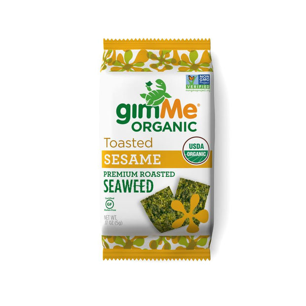 Roasted Seaweed Snacks Sesame 10g Gimme