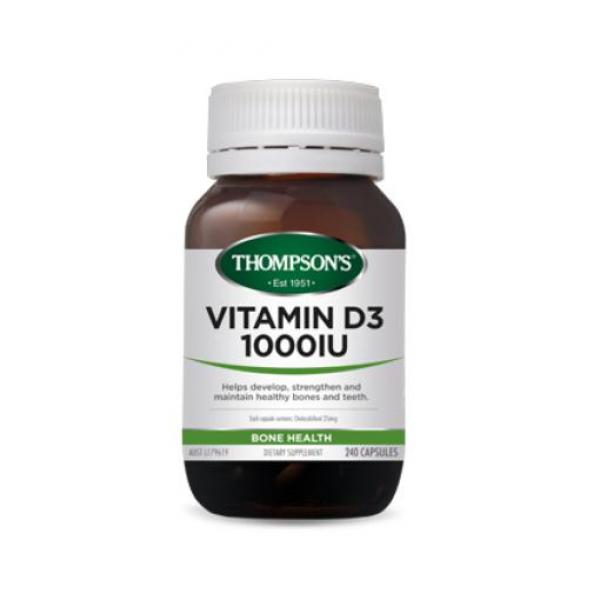 Vitamin D3 1000iu 240C Thompsons
