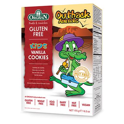 Cookies Outback Animals Gluten Free Vanilla 175g Orgran