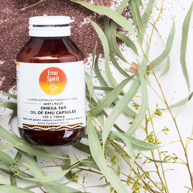 Emu Oil Omega 369 750mg 120C Emu Spirit