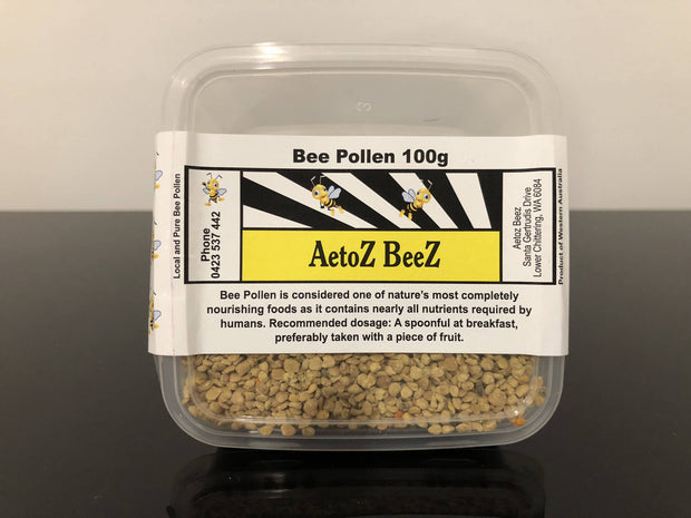 Natural Bee Pollen 100g Aetoz Bees (WA Only)