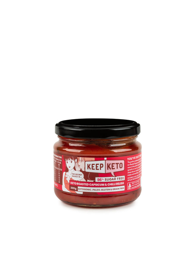 Relish Roasted Capsicum and Chilli 300g Keep Keto