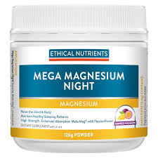 Mzorb Mega Magnesium Night Mango Passion 126g Ethical Nutrients - Broome Natural Wellness