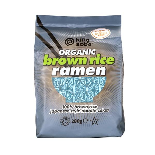 Brown Rice Ramen Noodles Organic 280g King Soba - Broome Natural Wellness
