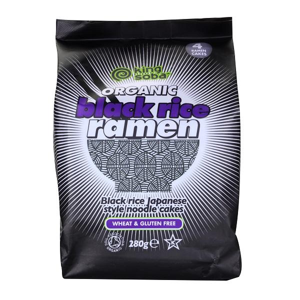Black Rice Ramen Noodles Organic 280g King Soba - Broome Natural Wellness