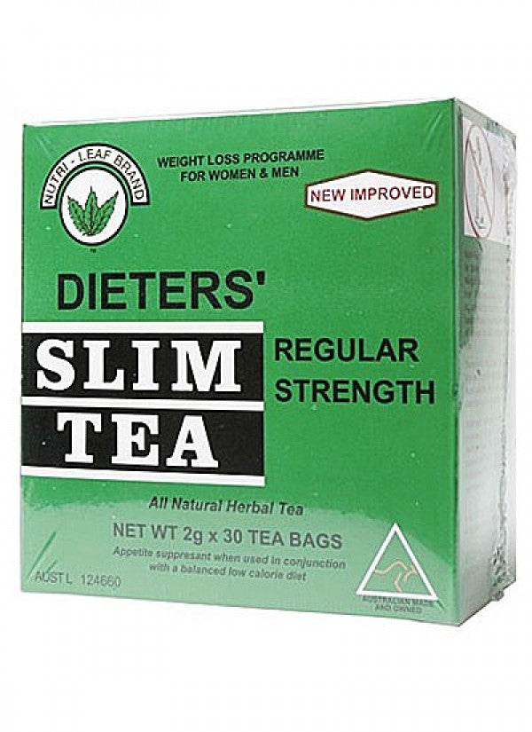 Nutri Leaf Slim Tea Regular 30 Bags - Broome Natural Wellness