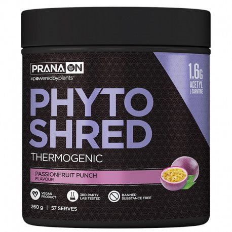 Phyto Shred Fat Burner Passionfruit Punch 260g PranaOn