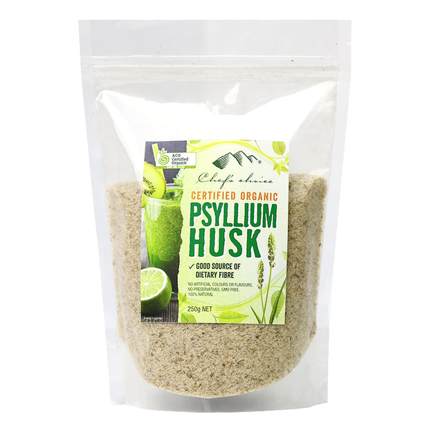 Psyllium Husk Organic 250g Chefs Choice