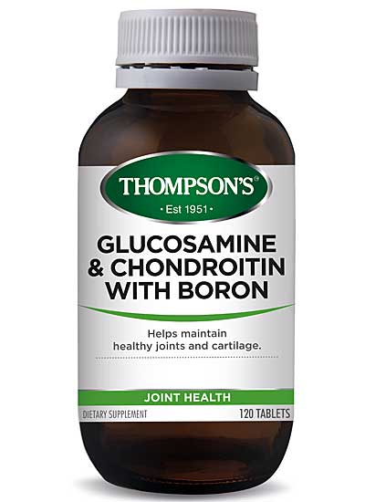 Glucosamine & Chondroitin With Boron 120T Thompsons